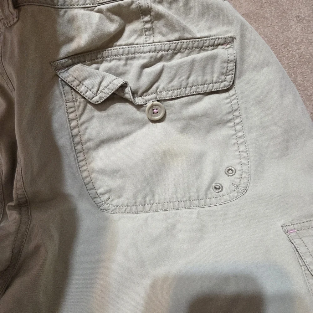 Vintage Aeropostale True Y2k‎ Juniors Cargo Capri Size 11/12 Coastal Trendy